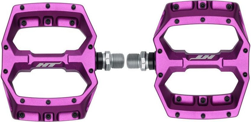 Paire de Pédales Plates HT Components Spider AF03 Rouge