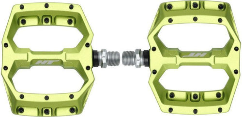 Paire de Pédales Plates HT Components Spider AF03 Vert