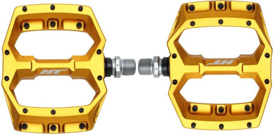Paire de Pédales Plates HT Components Spider AF03 Gris