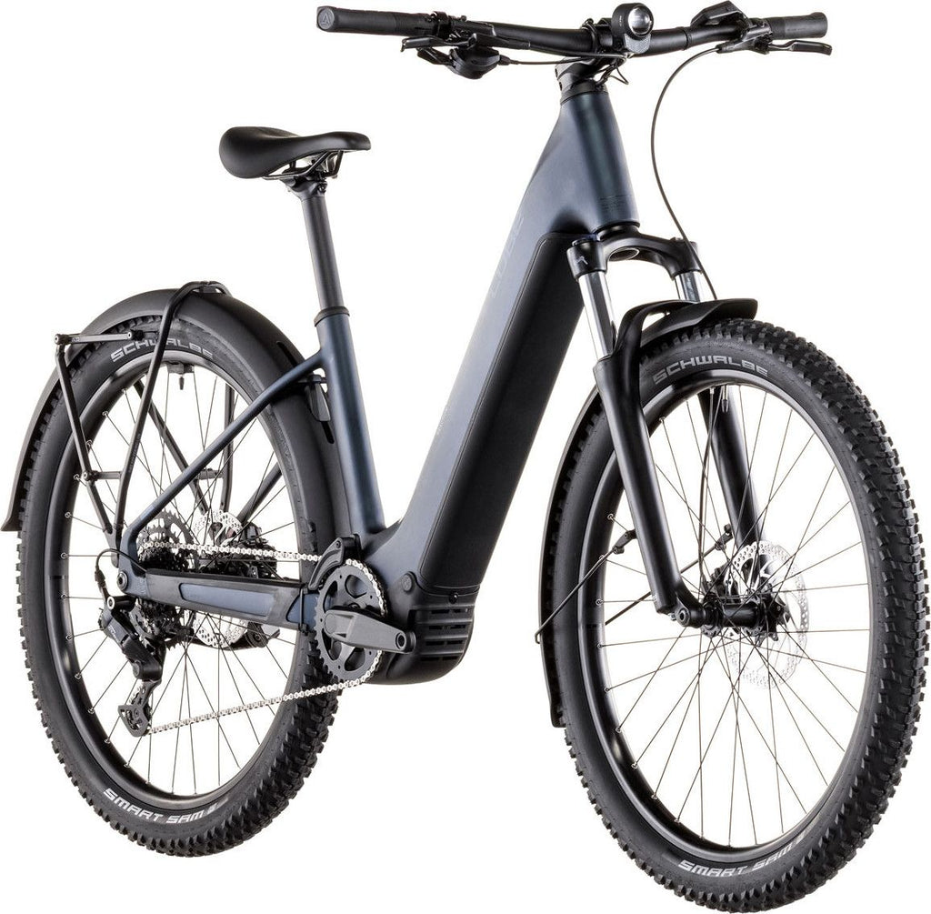VTT Électrique Cube Reaction Hybrid Performance 600 FE Easy Entry Shimano 9V 600 Wh Bosch 75 Nm 27.5'' Bleu Indigo 2026