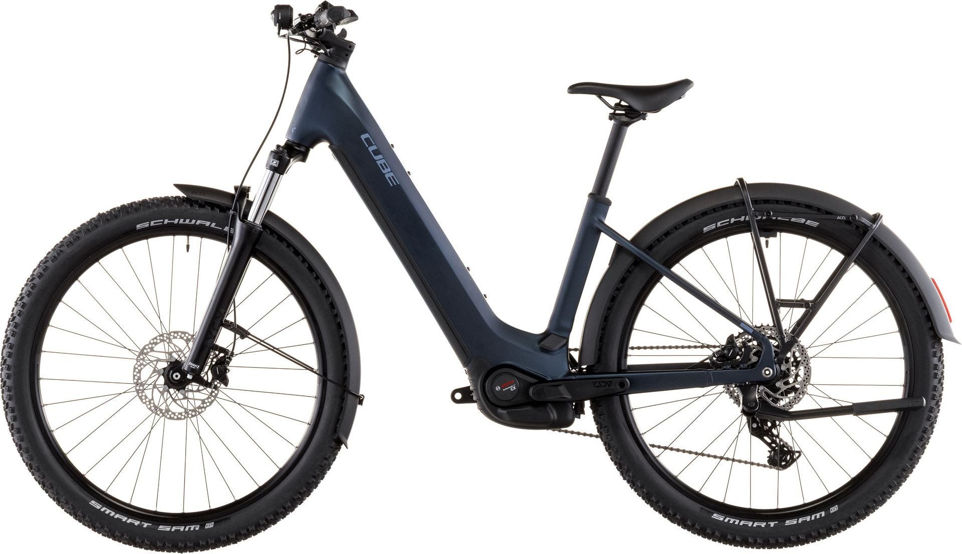 VTT Électrique Cube Reaction Hybrid Performance 600 FE Easy Entry Shimano 9V 600 Wh Bosch 75 Nm 27.5'' Bleu Indigo 2026