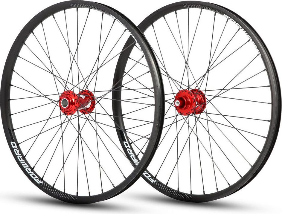 Paire de Roues Alu Cruiser Forward Joyride Pride Control V1 20/10mm Rouge