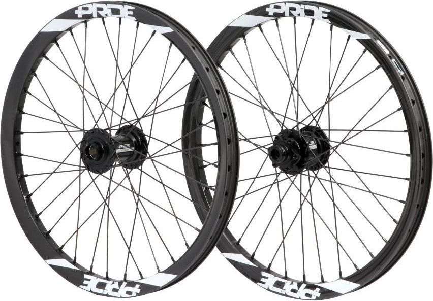 Paire de Roues Carbone Pride Wave Mat Fusion 20/15mm Noir