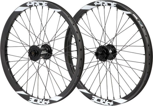 Paire de Roues Carbone Pride Wave Mat Fusion 20/15mm Noir