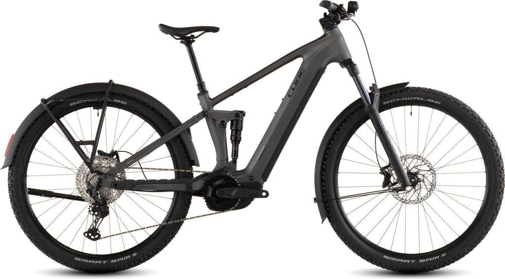 VTT Électrique Tout-Suspendu Cube Stereo Hybrid One22 Race 800 FE 12V 800 Wh Bosch 120 Nm 27.5'' Gris Slab 2026