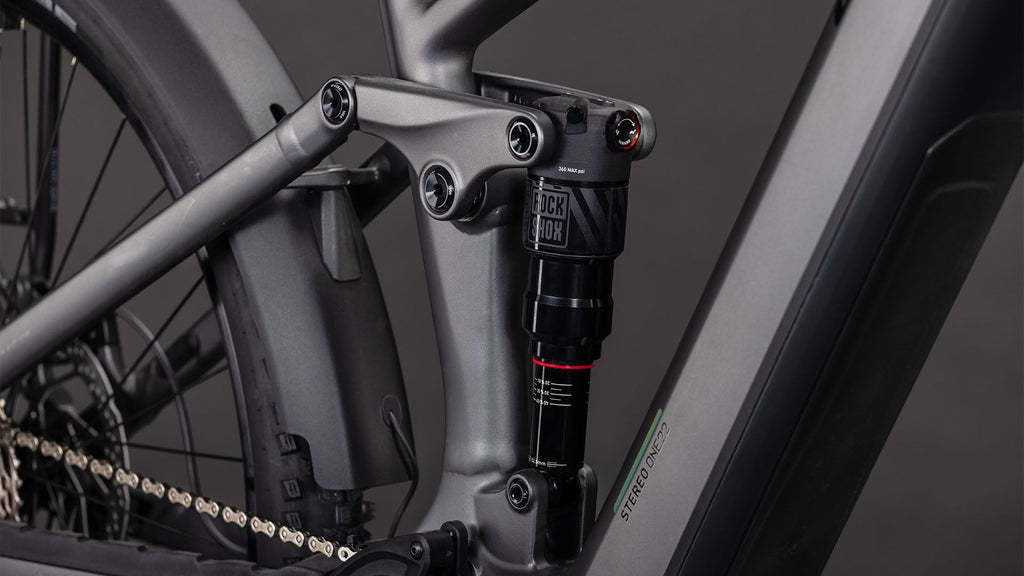 VTT Électrique Tout-Suspendu Cube Stereo Hybrid One22 Race 800 FE 12V 800 Wh Bosch 120 Nm 27.5'' Gris Slab 2026