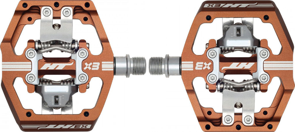 Paire de Pédales HT Components X3 Bronze