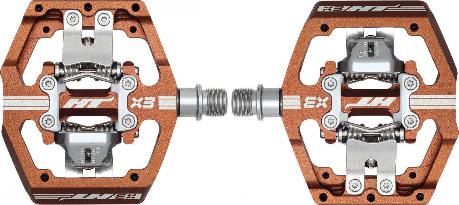 Paire de Pédales HT Components X3 Bronze
