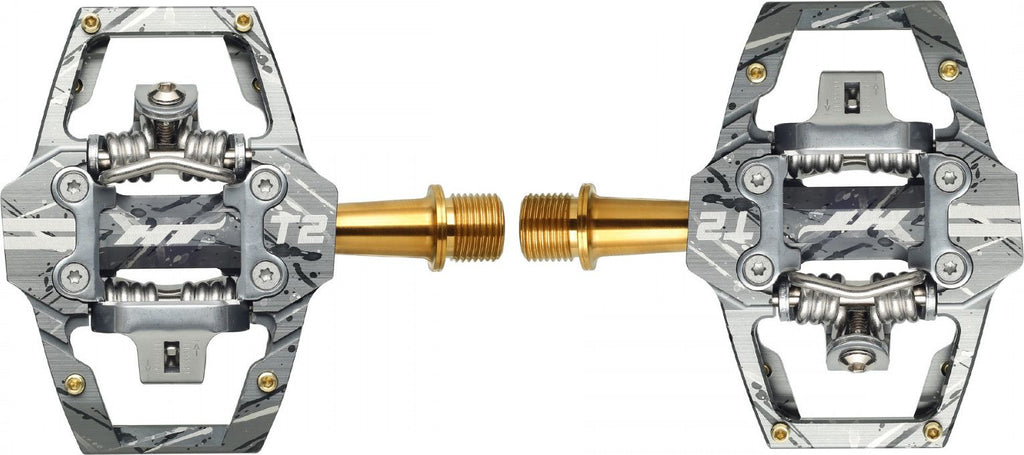 Paire de Pédales HT Components T2T Bronze