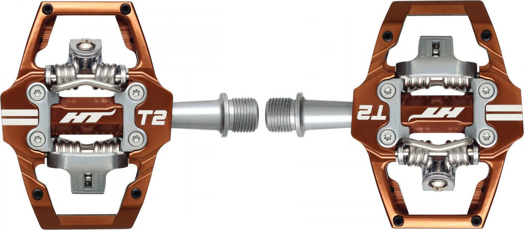 Pédales Automatiques HT Components T2 Bronze