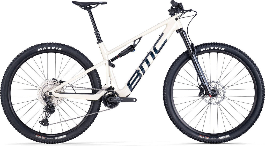 VTT Électrique Tout-Suspendu BMC Fourstroke AMP LT Two Shimano  12V 360 Wh TQ 60Nm 29'' Blanc 2026
