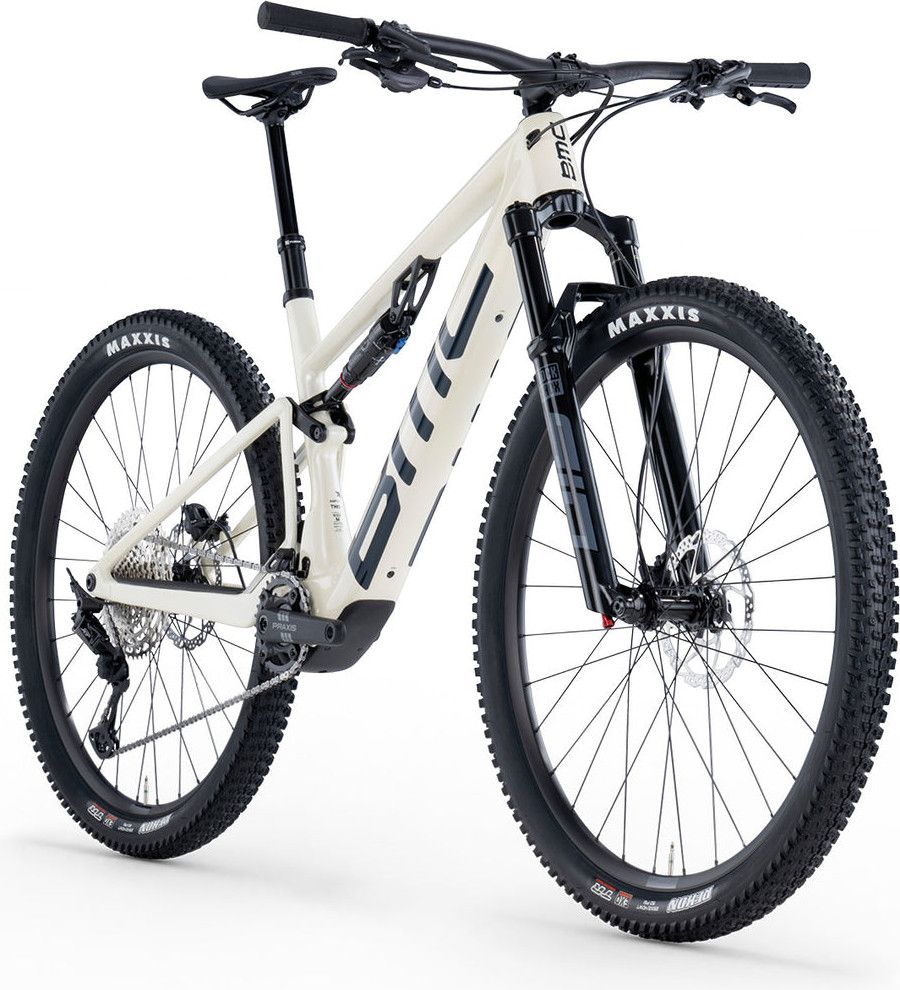 VTT Électrique Tout-Suspendu BMC Fourstroke AMP LT Two Shimano  12V 360 Wh TQ 60Nm 29'' Blanc 2026