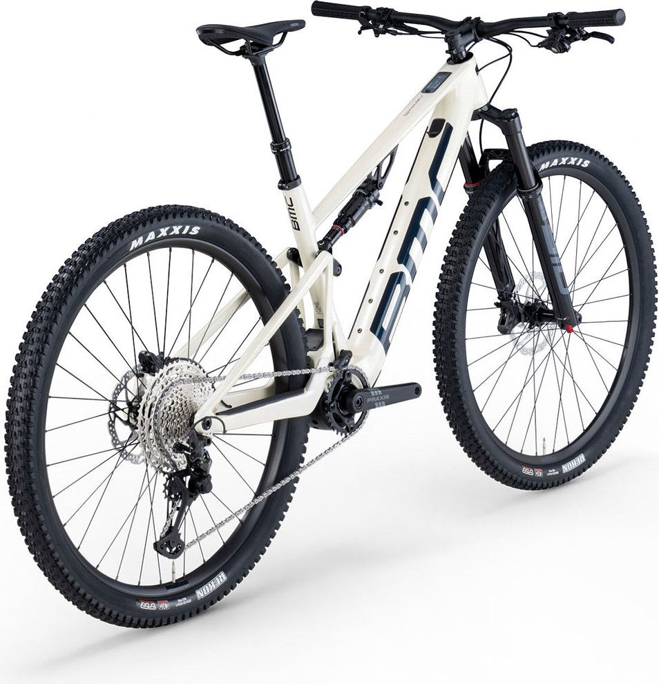 VTT Électrique Tout-Suspendu BMC Fourstroke AMP LT Two Shimano  12V 360 Wh TQ 60Nm 29'' Blanc 2026