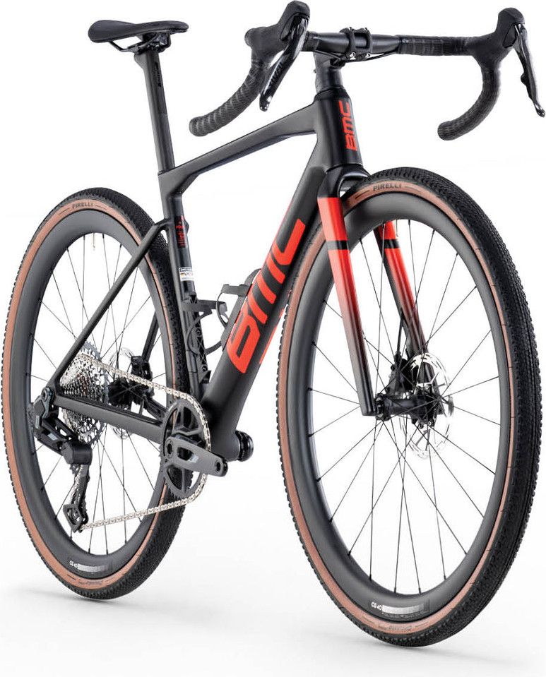 Vélo de Gravel BMC Kaius 01 Four Sram Rival AXS 13V 700 mm Noir/Rouge 2026