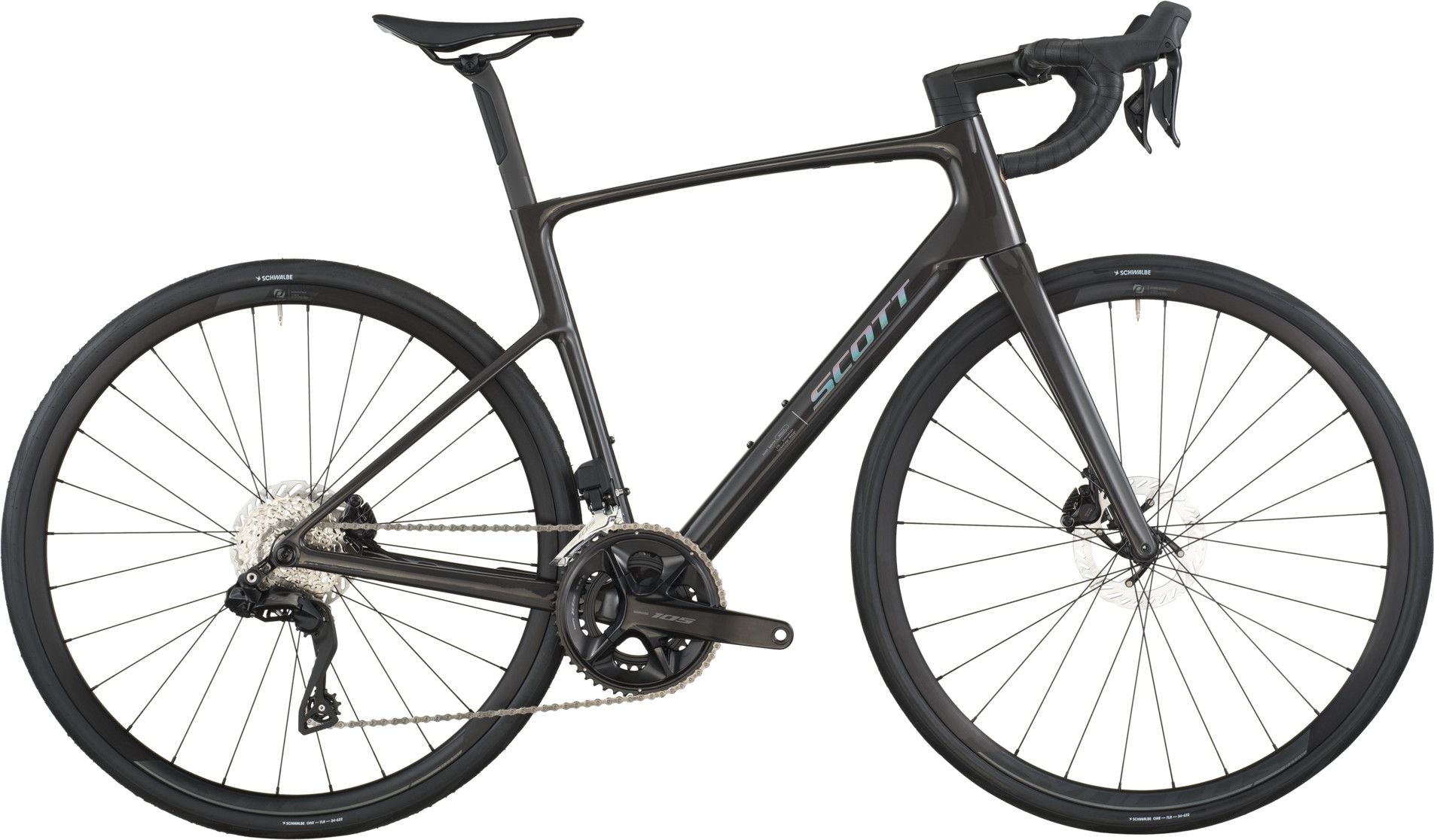 Vélo de Route Scott Addict 40 Shimano 105 Di2 12V 700 mm Noir 2026