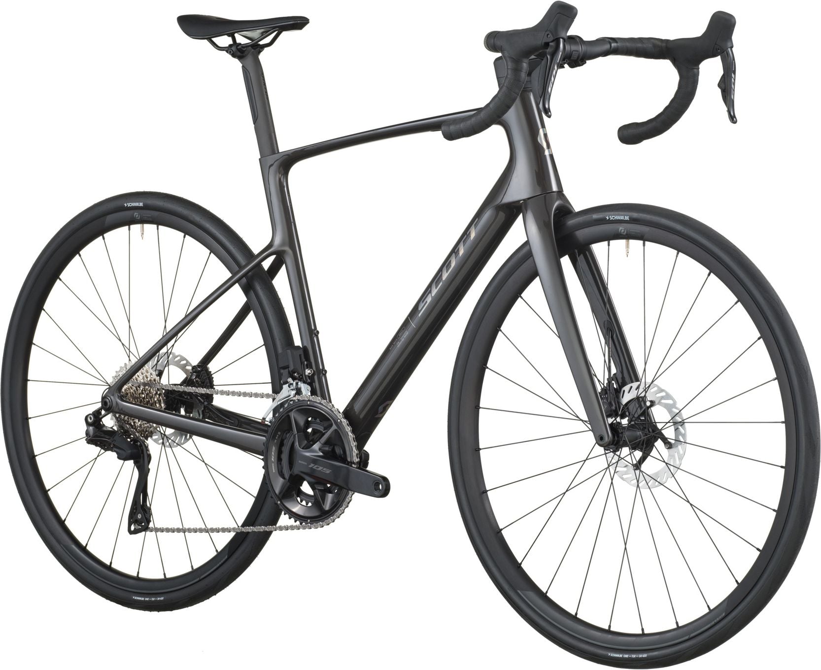 Vélo de Route Scott Addict 40 Shimano 105 Di2 12V 700 mm Noir 2026