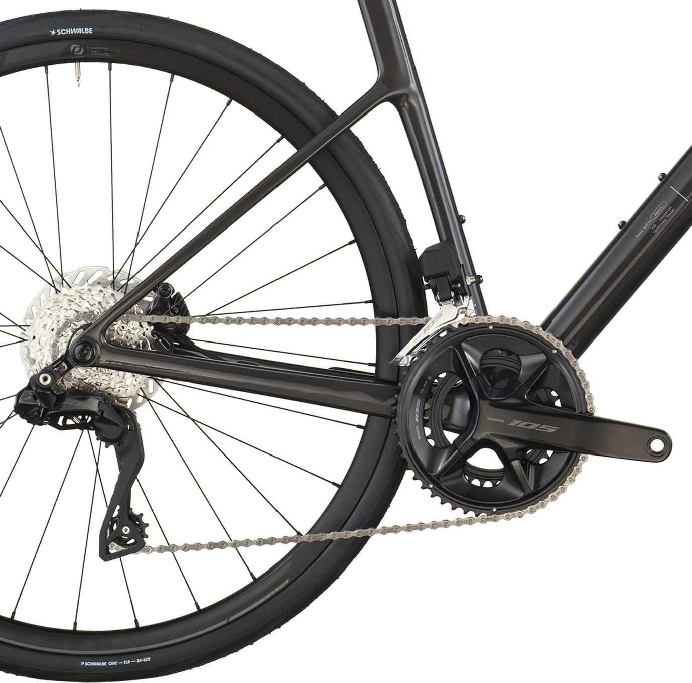 Vélo de Route Scott Addict 40 Shimano 105 Di2 12V 700 mm Noir 2026
