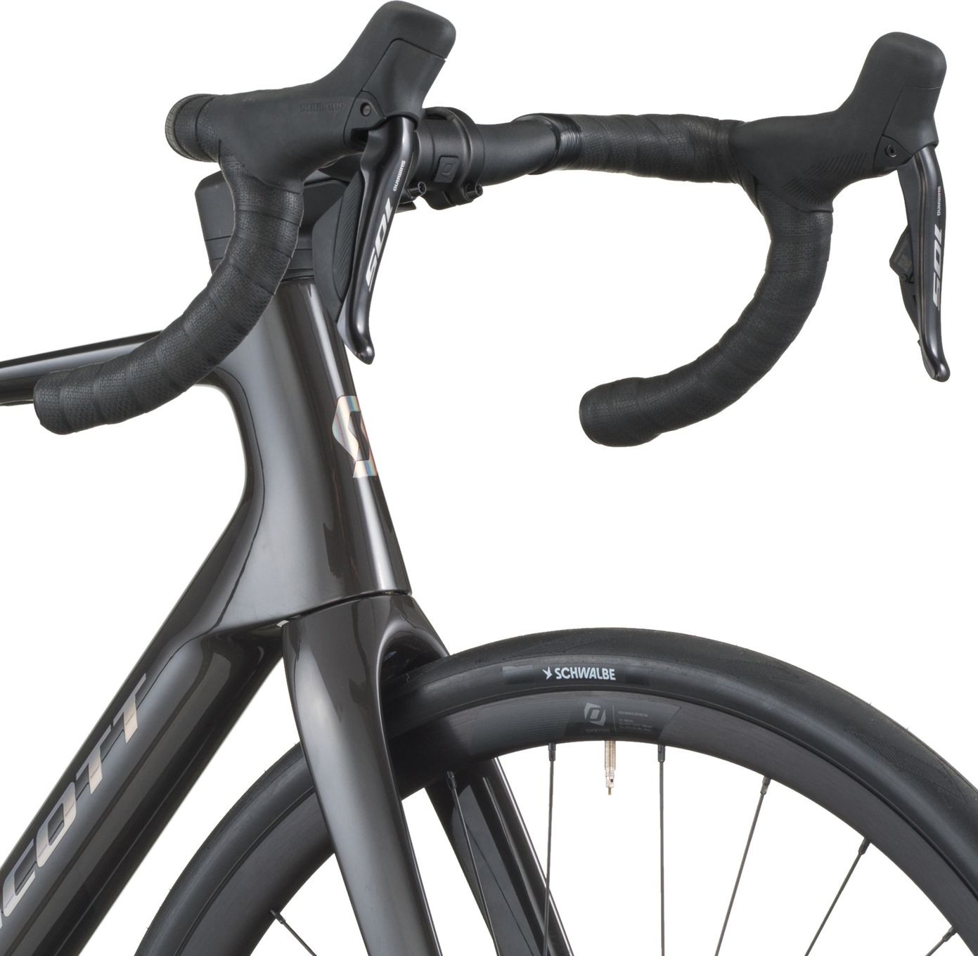 Vélo de Route Scott Addict 40 Shimano 105 Di2 12V 700 mm Noir 2026