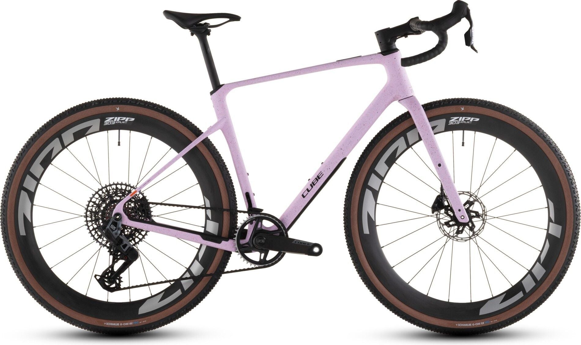 Vélo gravel Cube Nuroad C:62 SLX rhodonite orange