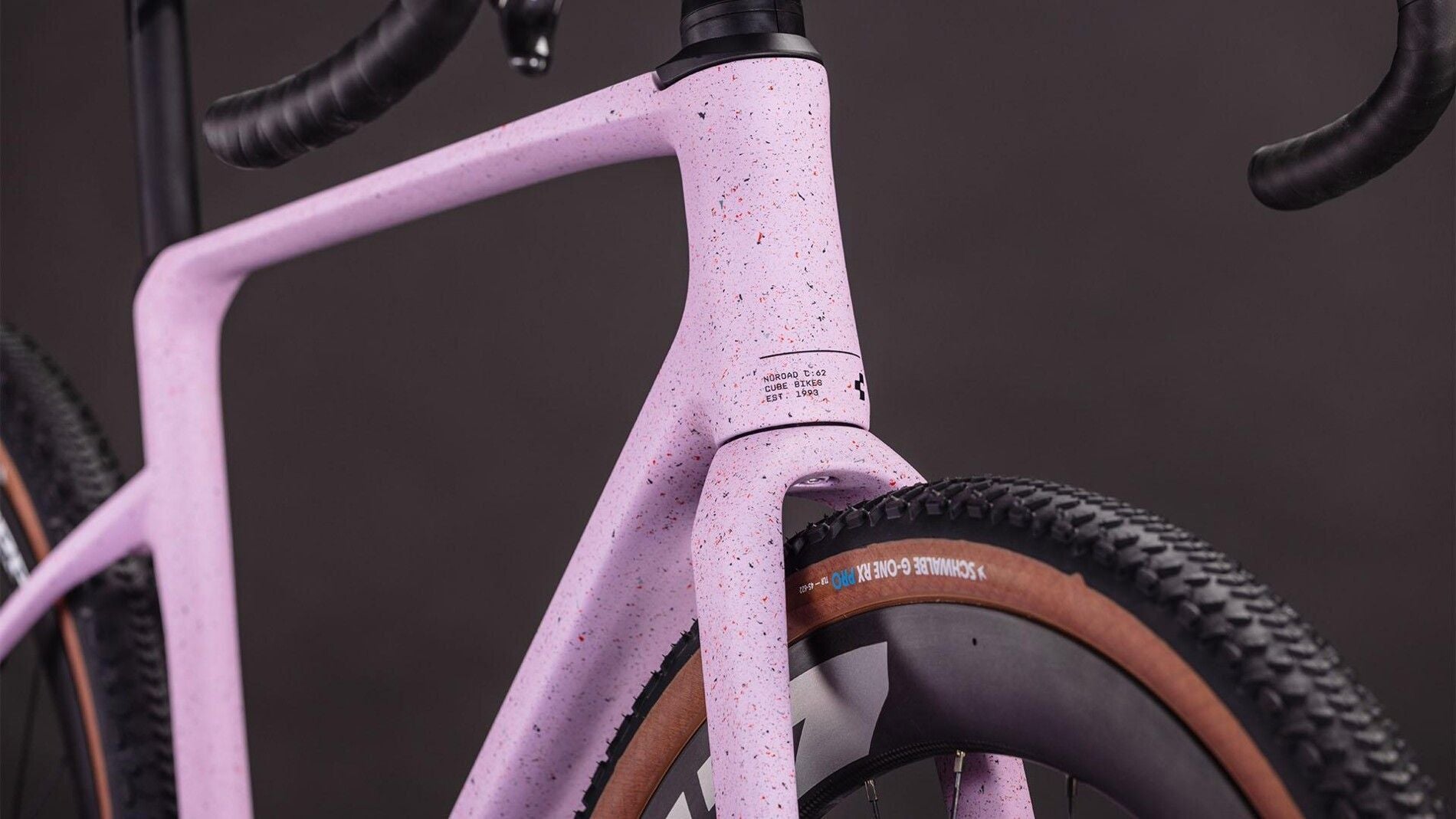 Vélo gravel Cube Nuroad C:62 SLX rhodonite orange