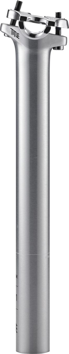 Tige de Selle Title AP1 Aluminium Recul 0 mm Chrome