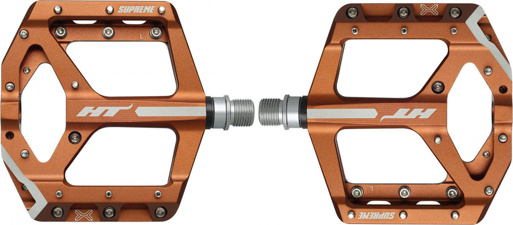 Paire de Pédales Plates HT Components Supreme ANS10 Bronze
