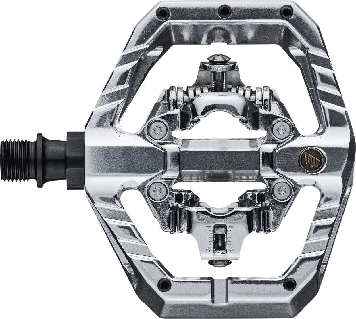 Paire de Pédales Automatiques Title Connect Clipless Chrome