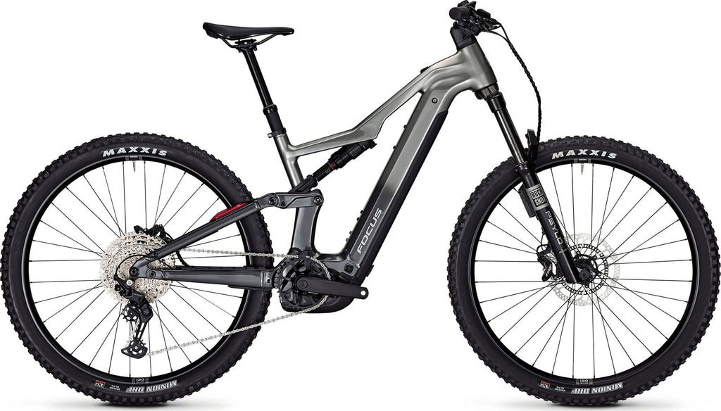 VTT Électrique Tout-Suspendu Focus Thron² 6.8 ABS 12V 800Wh Bosch 120 Nm 29'' Gris 2025