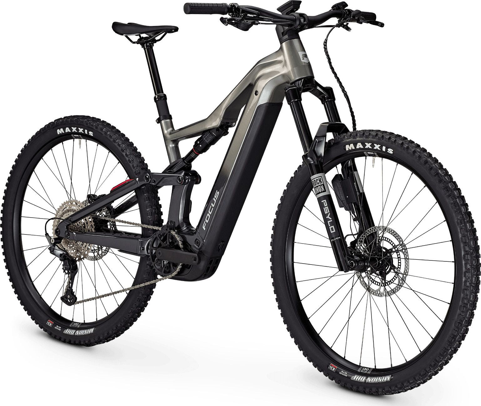 VTT Électrique Tout-Suspendu Focus Thron² 6.8 ABS 12V 800Wh Bosch 120 Nm 29'' Gris 2025