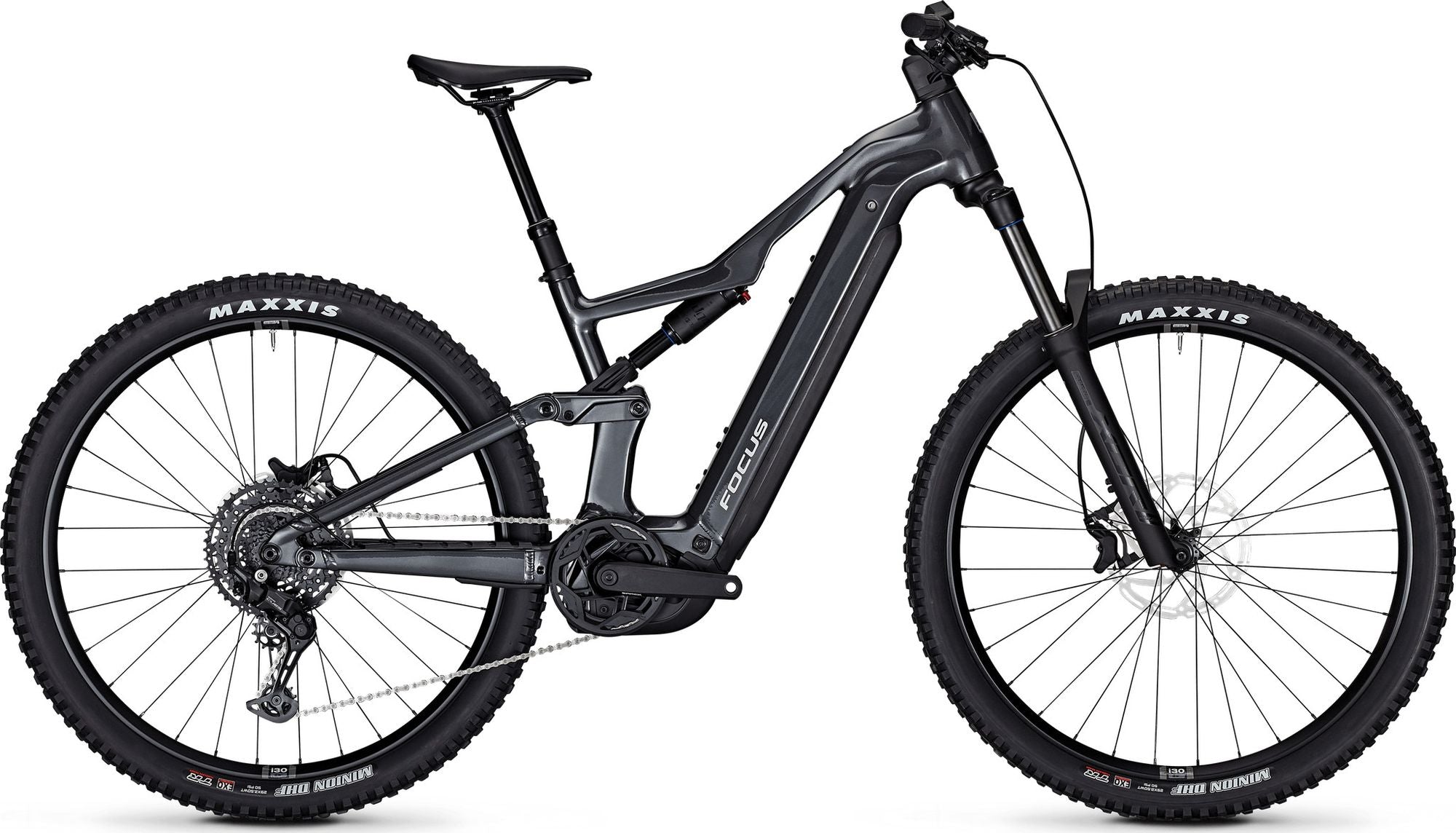 VTT Électrique Tout-Suspendu Focus Thron² 6.6 Shimano 10V 800Wh Bosch 120 Nm 29'' Noir 2025