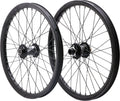 Paire de Roues Pride Racing Wave CFR Control V2 20" (406) | 20x100 - 15x110 mm | 6 Trous | Noir Brillant