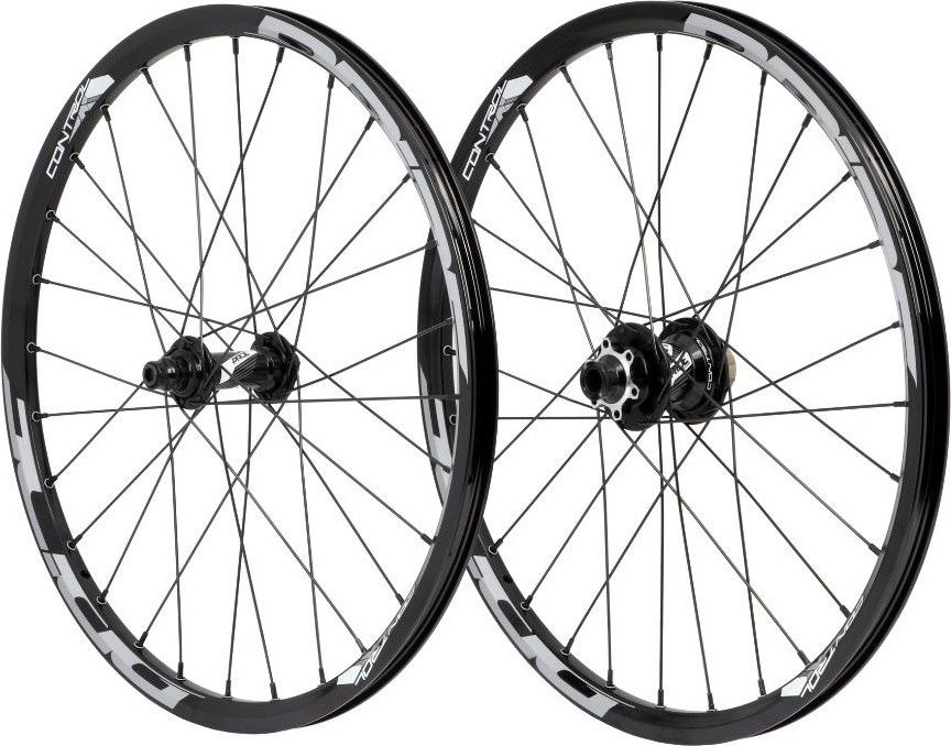 Paire de Roues Pride Racing Control V2 20" (451) | 10x100 - 15x110 mm | 6 Trous | Noir
