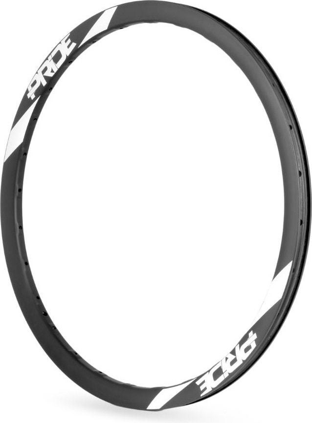 Jante Pride Racing Wave CFR 20" (451) | 28 Trous | Disque | Noir/Blanc Mat