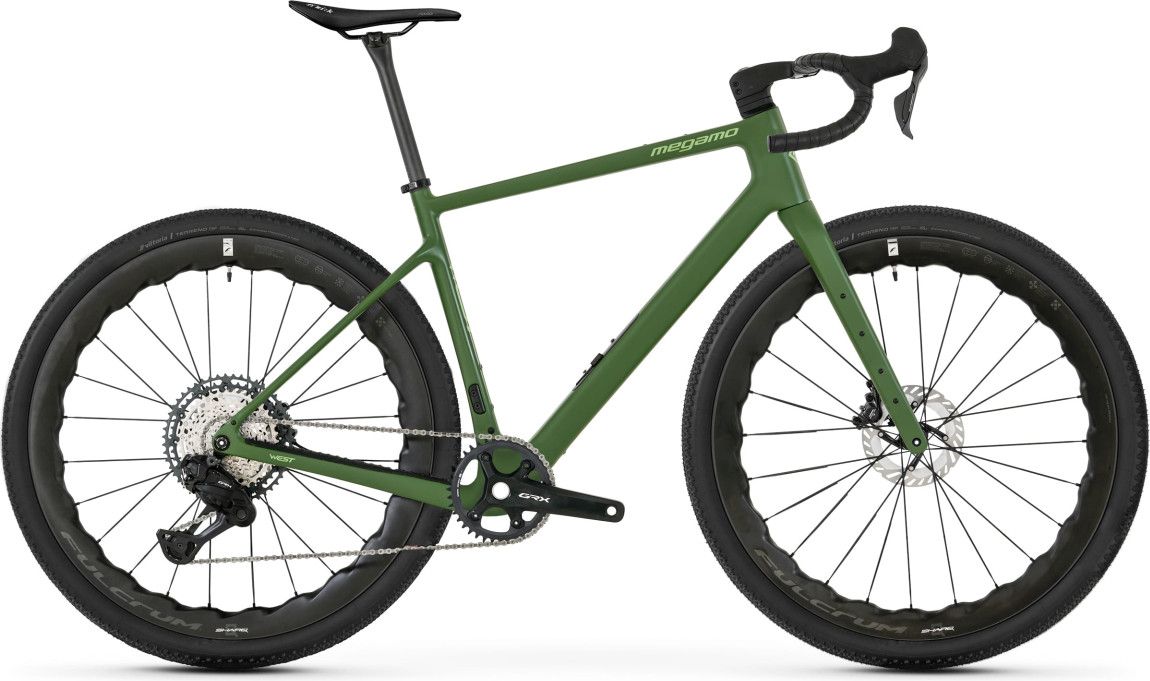 Vélo de Gravel Megamo West 03 Shimano GRX Di2 12V 700 mm Vert 2026