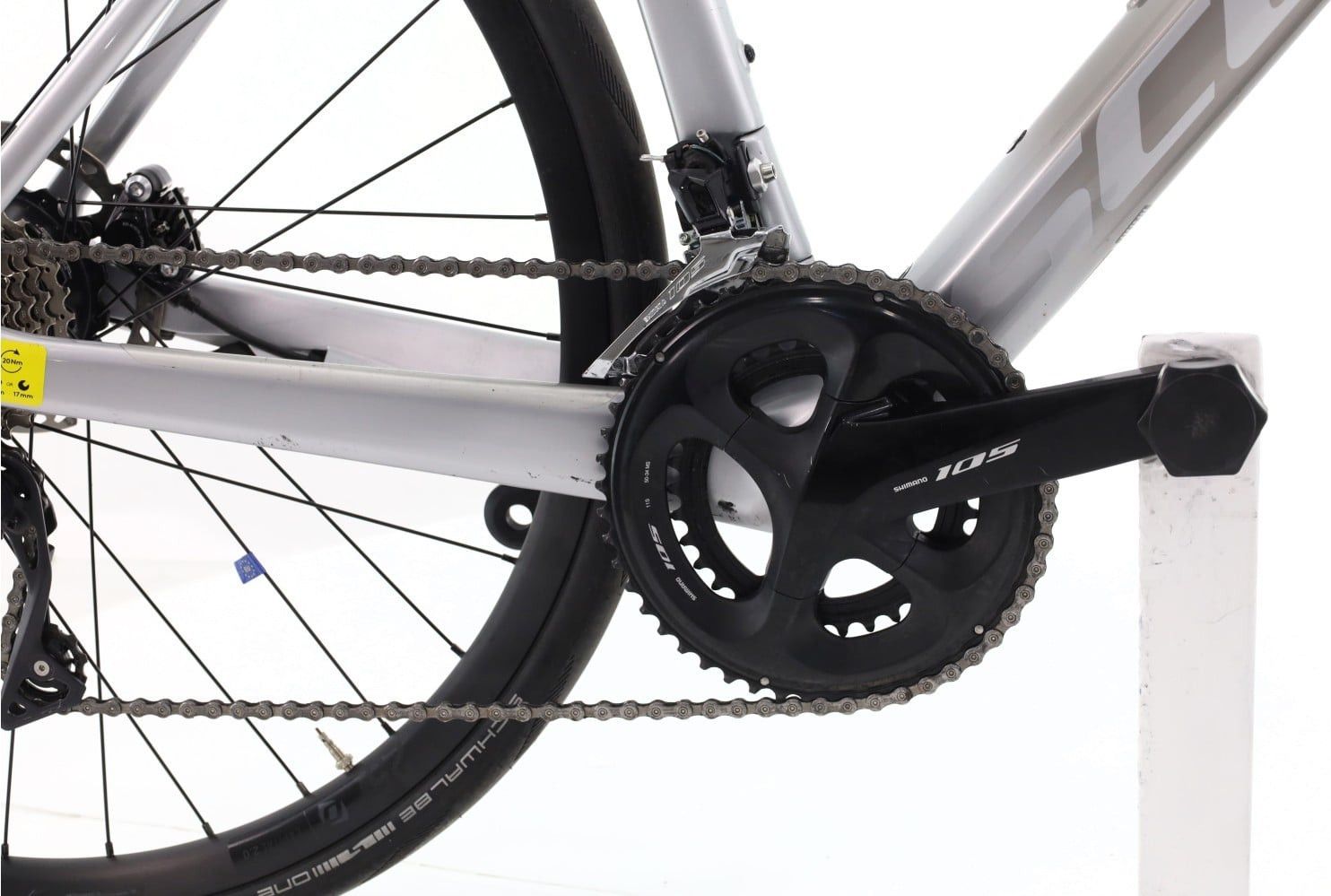Produit reconditionné · Scott Addict eRide 20 · Gris / Vélo de route | Très bon état