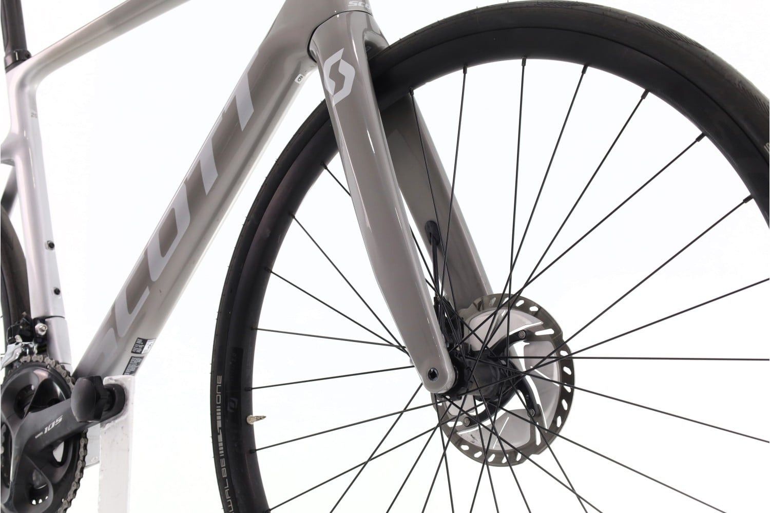 Produit reconditionné · Scott Addict eRide 20 · Gris / Vélo de route | Très bon état