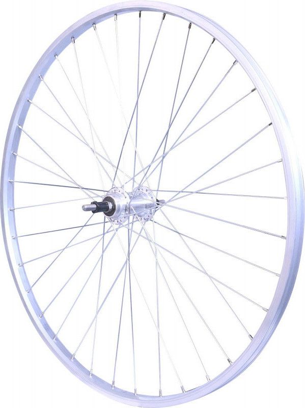 Roue arrière 28  - jante simple paroi - freins à patin - 5/6/7 vitesses