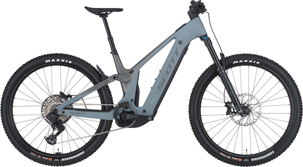 VTT Électrique Tout-Suspendu Scott Patron eRide 910 Sram 12V 800Wh Bosch 100 Nm 29'' Gris/Bleu 2025