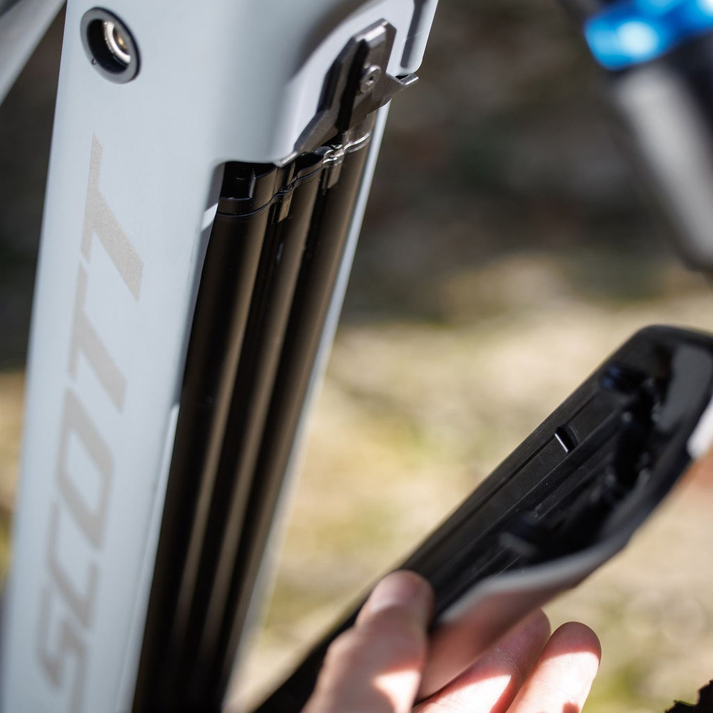 VTT Électrique Tout-Suspendu Scott Patron eRide 910 Sram 12V 800Wh Bosch 100 Nm 29'' Gris/Bleu 2025