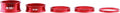 Lot de 5 Entretoises de Direction SB3 Kroma 1''1/8 Rouge