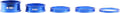 Lot de 5 Entretoises de Direction SB3 Kroma 1''1/8 Bleu