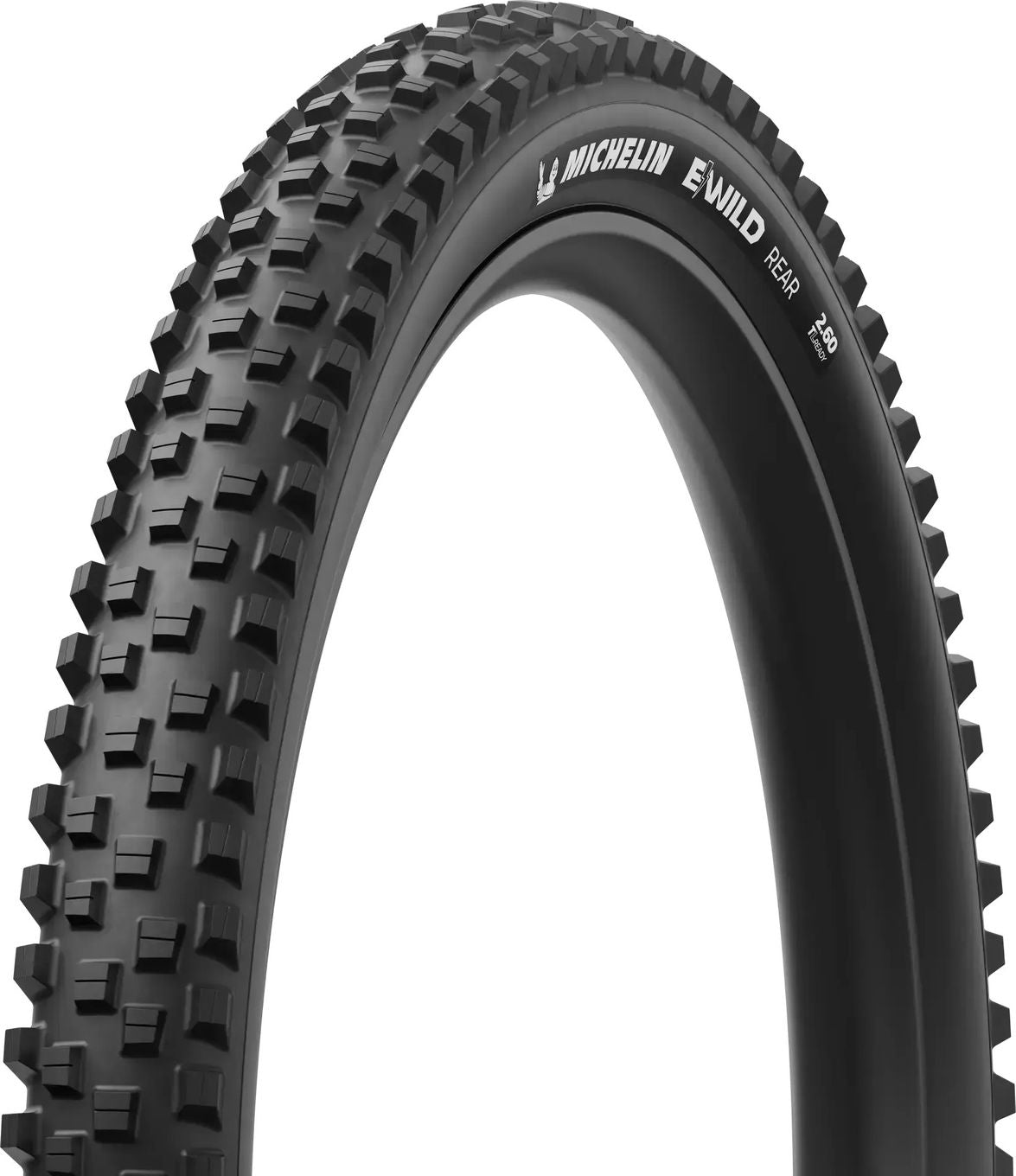 Pneu VTT Michelin E-Wild Rear Performance Line 27.5'' Tubeless Ready Souple Gum-X Bead-to-Bead Shield E-Bike Ready