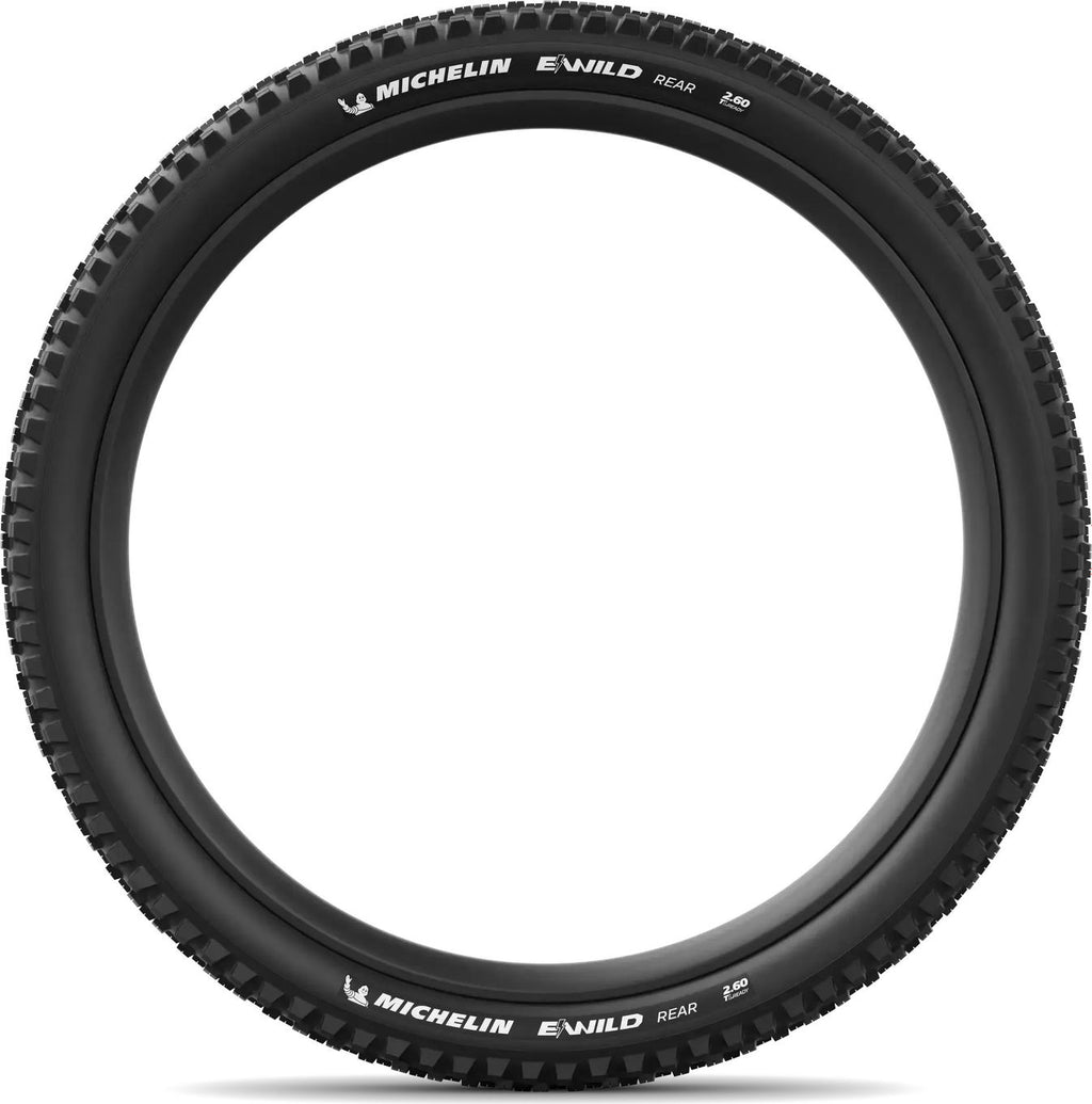 Pneu VTT Michelin E-Wild Rear Performance Line 27.5'' Tubeless Ready Souple Gum-X Bead-to-Bead Shield E-Bike Ready
