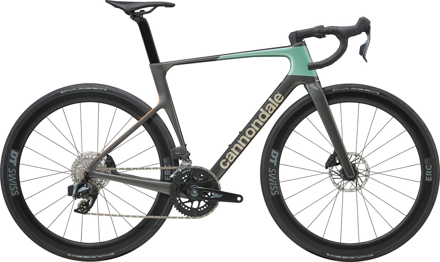 Vélo de Route Cannondale SuperSix Evo 4 Sram Rival AXS 12V 700 mm Vert/Gris 2026