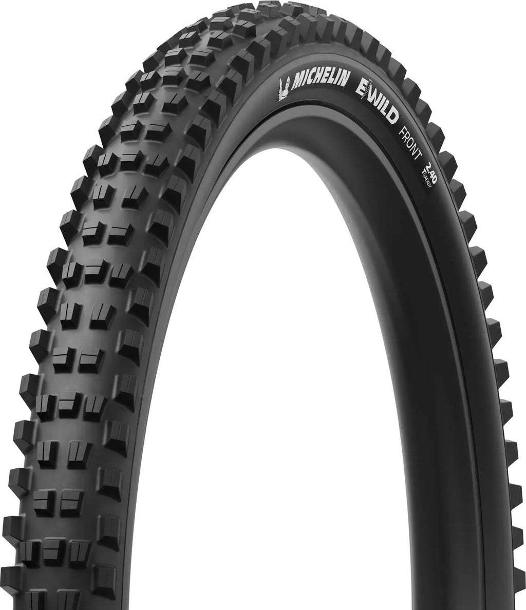 Pneu VTT Michelin E-Wild Front Performance Line 27.5'' Tubeless Ready Souple Gum-X Magi-X Bead-to-Bead Shield E-Bike Ready