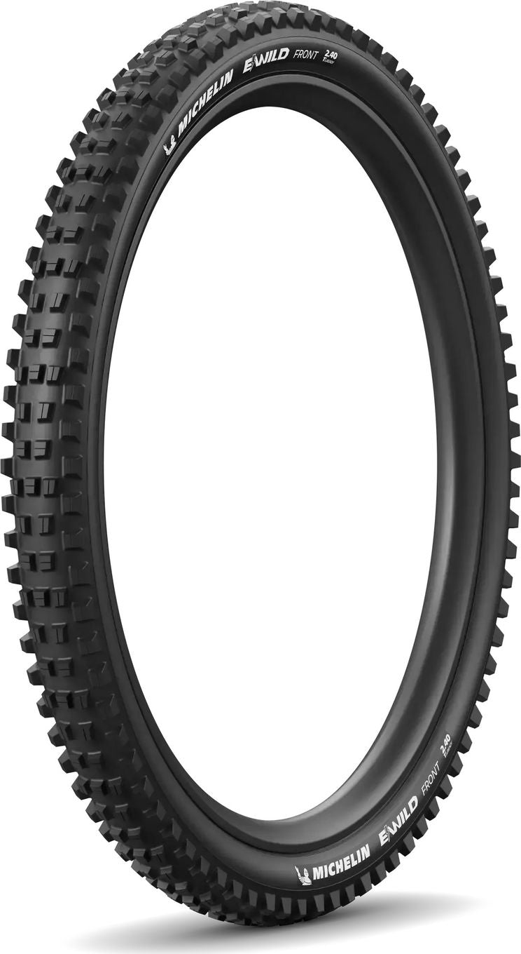Pneu VTT Michelin E-Wild Front Performance Line 27.5'' Tubeless Ready Souple Gum-X Magi-X Bead-to-Bead Shield E-Bike Ready