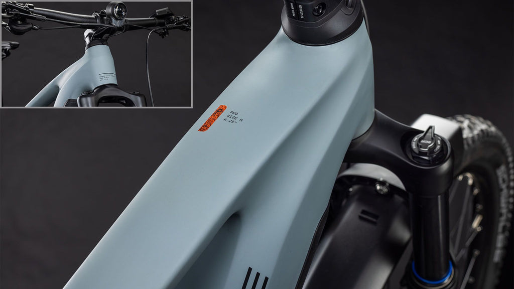VTT Électrique Tout-Suspendu Cube Stereo Hybrid One44 Pro 800 FE Shimano 12V 800 Wh Bosch 120 Nm 29'' Bleu Gris Vulcan 2026