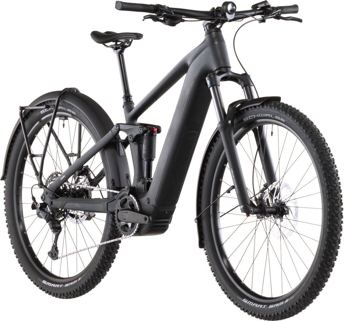 VTT Électrique Tout-Suspendu Cube Stereo Hybrid One22 Pro 800 FE Shimano 10V 800 Wh Bosch 120 Nm 29'' Noir Bleu Night 2026