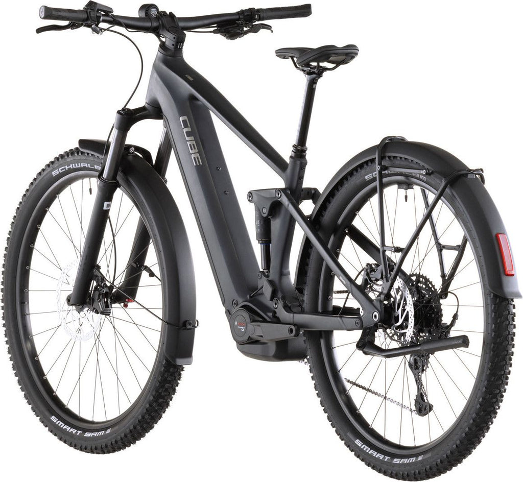 VTT Électrique Tout-Suspendu Cube Stereo Hybrid One22 Pro 800 FE Shimano 10V 800 Wh Bosch 120 Nm 29'' Noir Bleu Night 2026