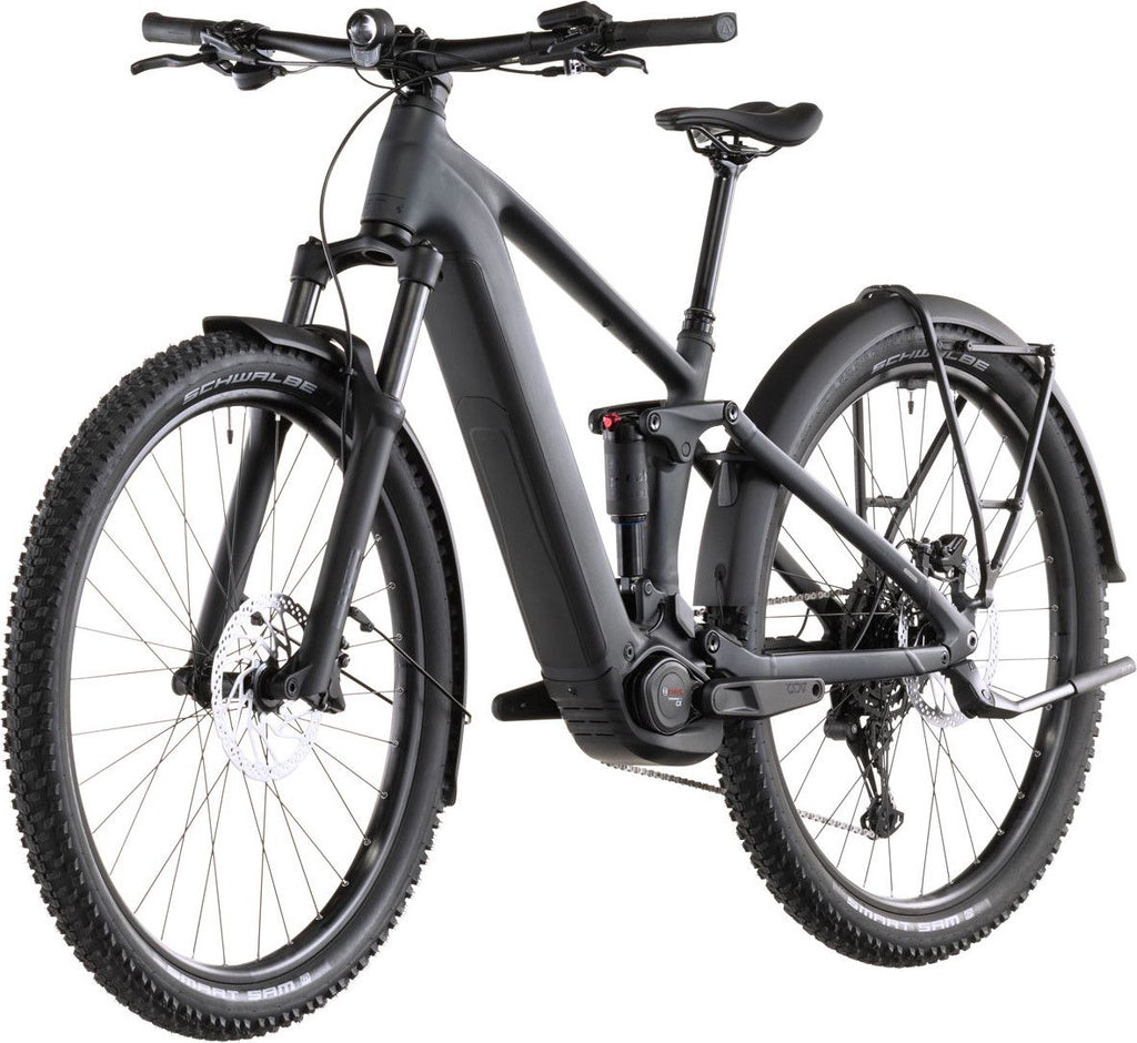 VTT Électrique Tout-Suspendu Cube Stereo Hybrid One22 Pro 800 FE Shimano 10V 800 Wh Bosch 120 Nm 27.5'' Noir Bleu Night 2026